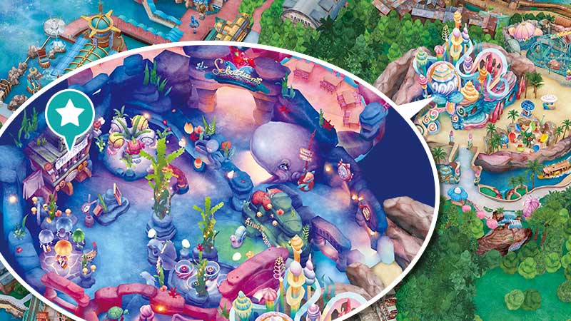 Mermaid Lagoon Theater map