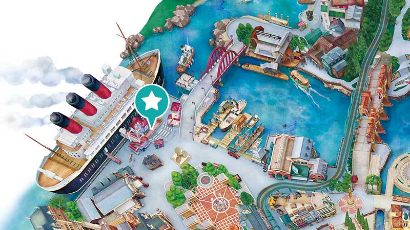 Dockside Stage map