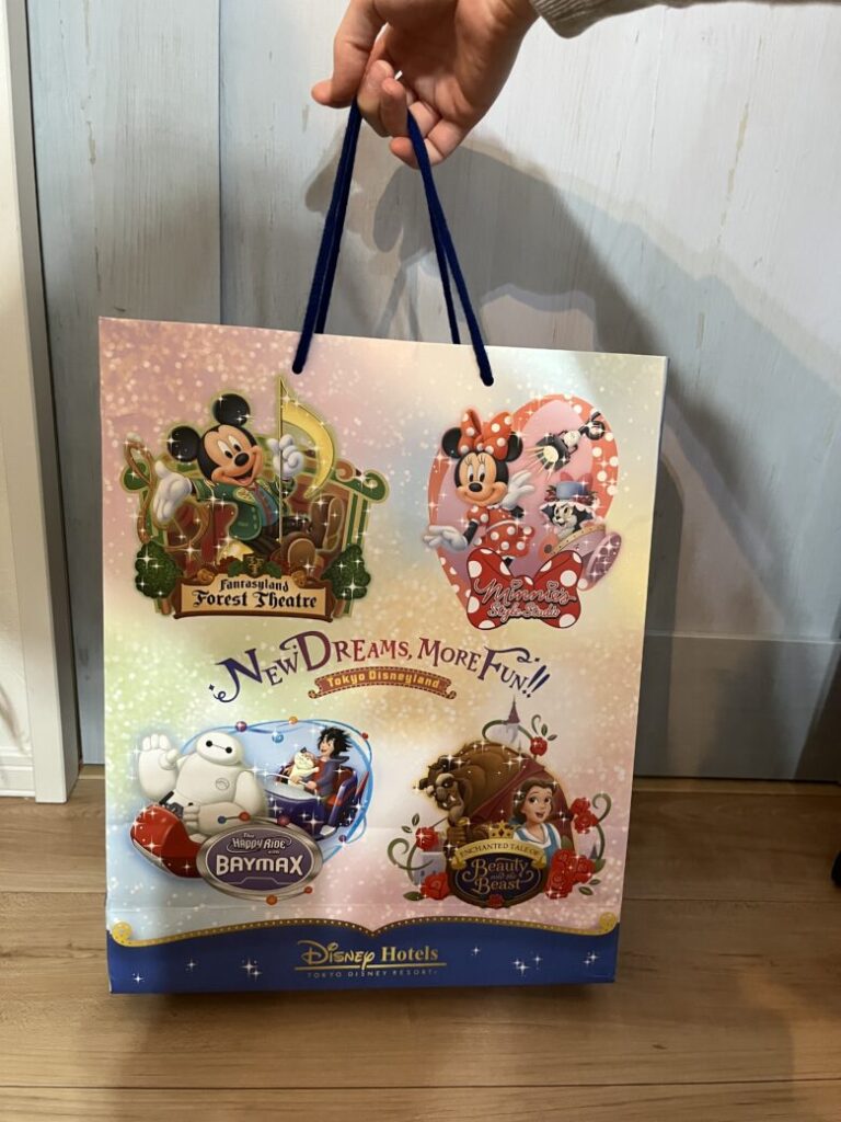 Disney hotel paper bag