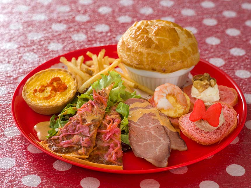 Tokyo Disneyresort park menu appetizer plate