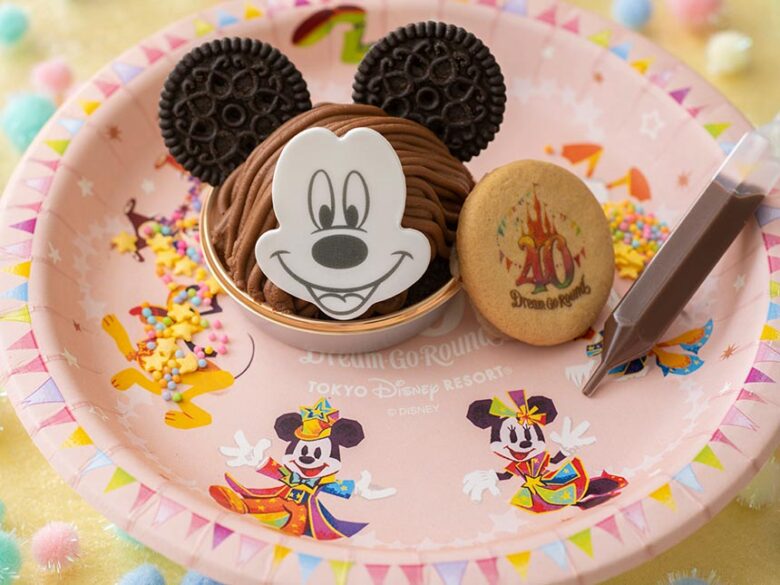Tokyo Disneyresort park menu Little Patissier Mickey Mouse Dessert