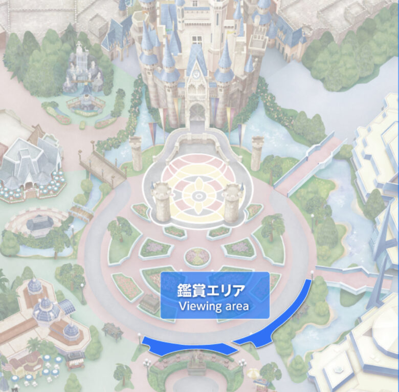 Tokyo Disneyland parade Disney premier access viewing area