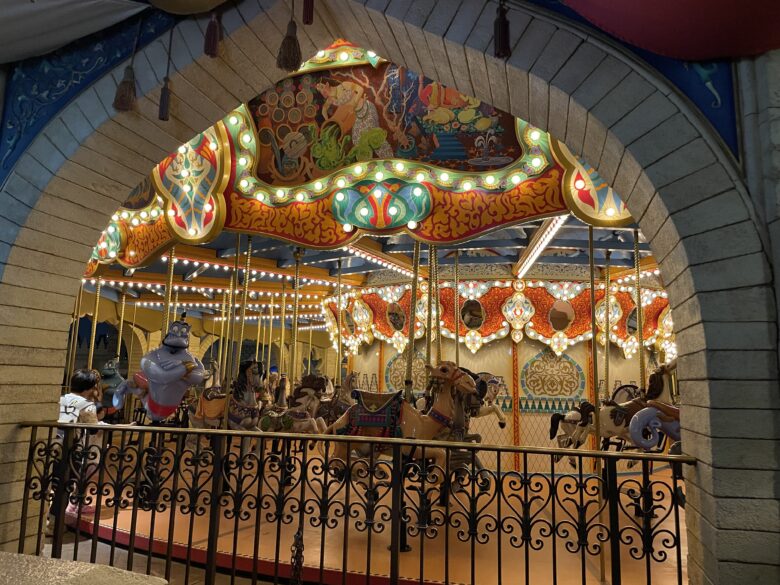 Tokyo Disneysea attraction Caravan Carousel