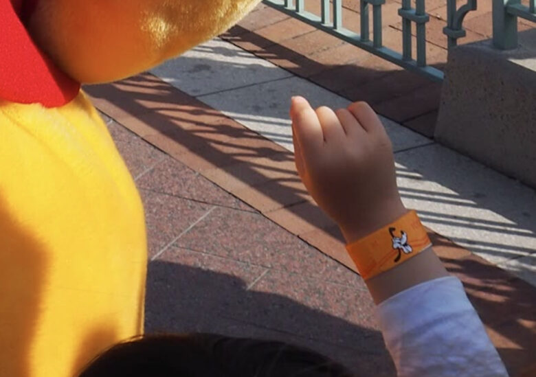 Tokyo Disneyland height limit clear Wristband