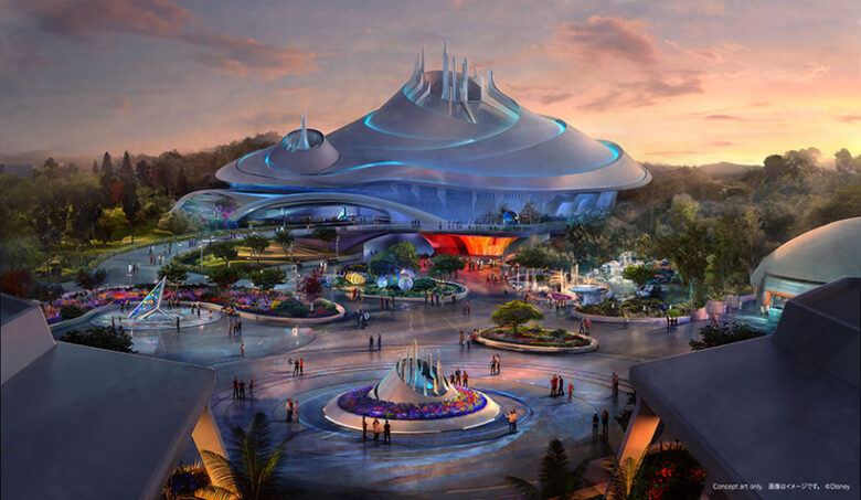 Tokyo Disneyland tomorrow land Completion plan