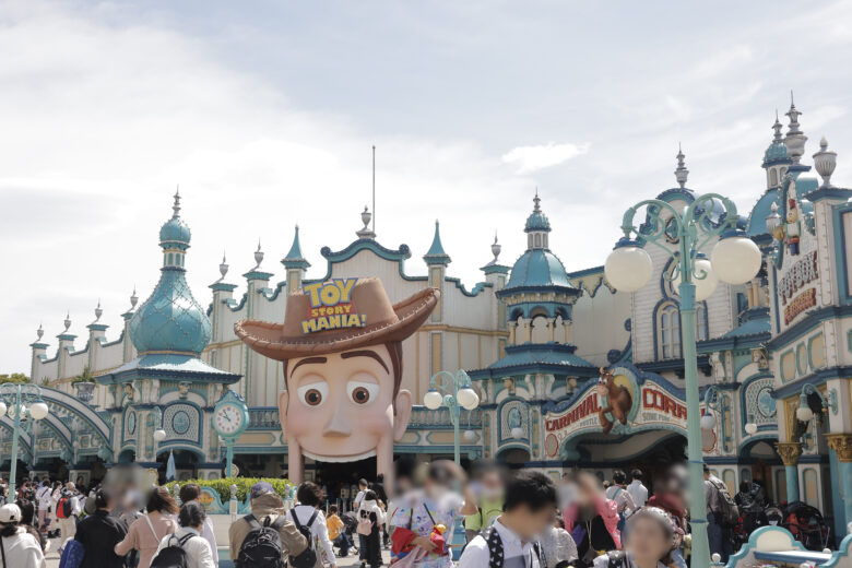 Tokyo Disneysea attraction toy story mania!