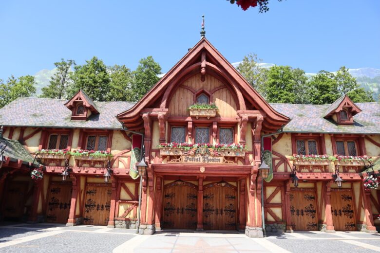 Tokyo Disneyland fantasy land forest theatre entrance