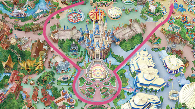 Tokyo Disneyland parade Tokyo Disneyland Electrical Parade Dreamlights parade route