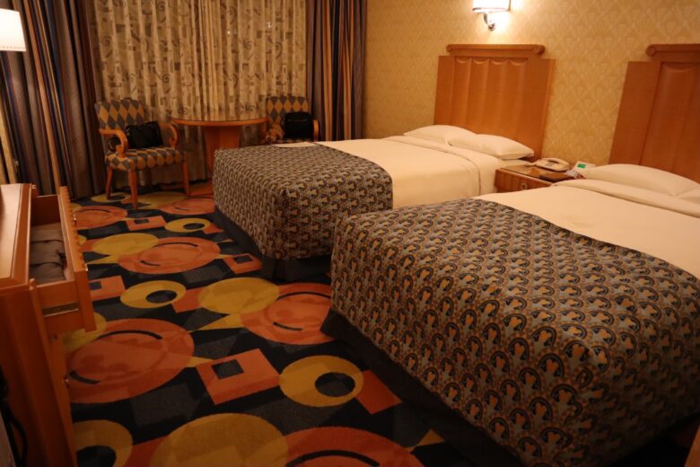 Disney Ambassador Hotel bed room