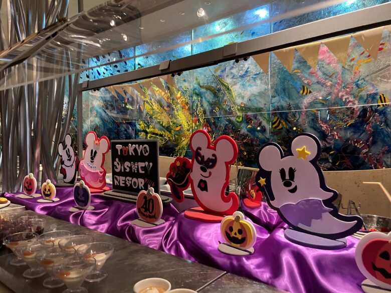 Tokyo Disneysea hotel MIRACOSTA restaurant Oceano Halloween menu