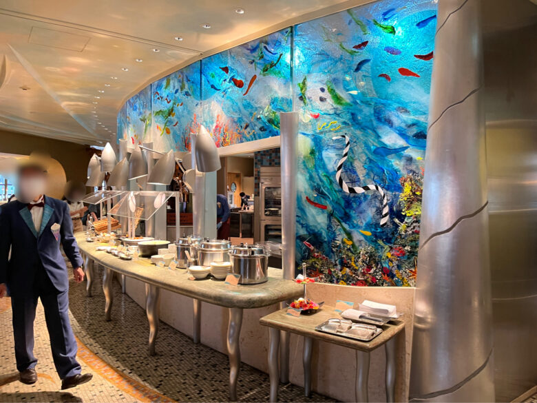 Tokyo Disneysea hotel MIRACOSTA restaurant Oceano buffet food