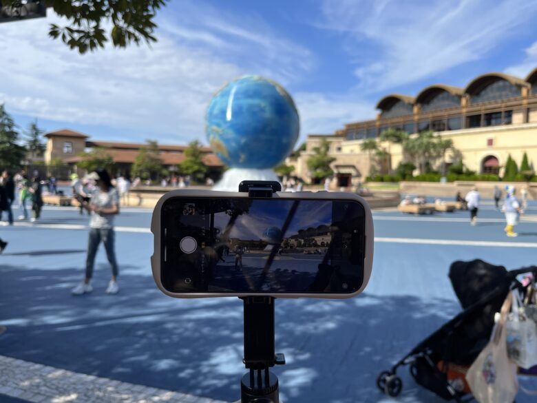 Take a smartphone photo at  Tokyo Disneysea Aqua Sphere