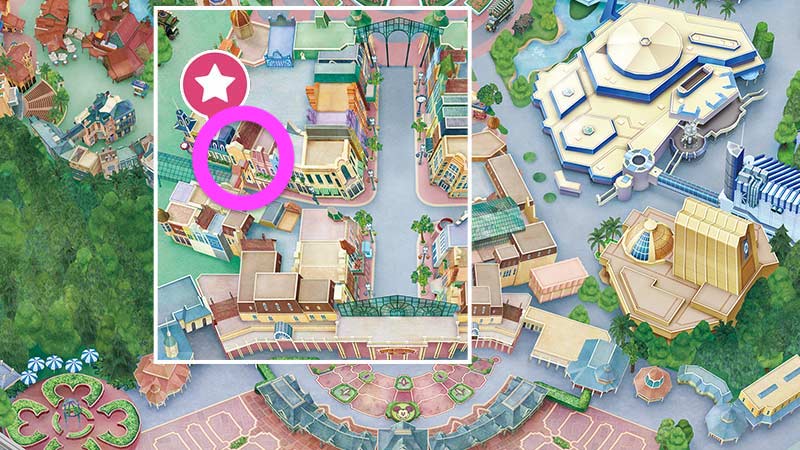 Tokyo Disneyland restaurant club 33 access map