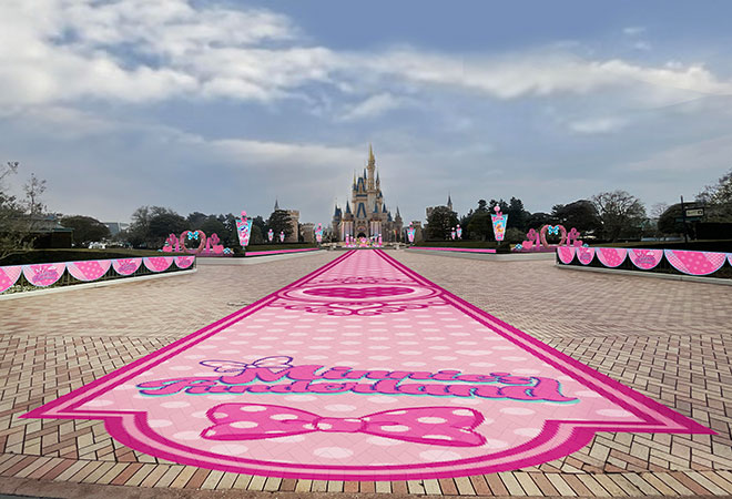 Tokyo Disneyresort Disney Pal-Palooza Minnie's fantasy land decoration