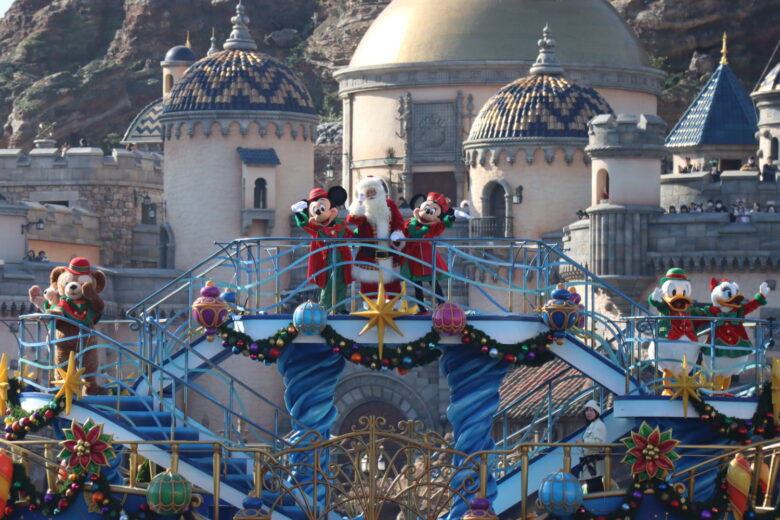 Tokyo Disneysea show disney christmas greeting