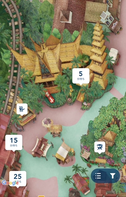 Tokyo Disneyland attraction　Enchanting Tiki Room: Stitch Presents “Aloha e Como Mai!” waiting time