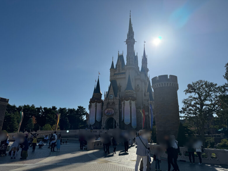 Tokyo Disneyland castle forecourt