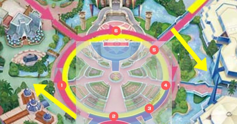 Tokyo Disneyland parade route
Quacky Celebration★Donald the Legend! Float stop position