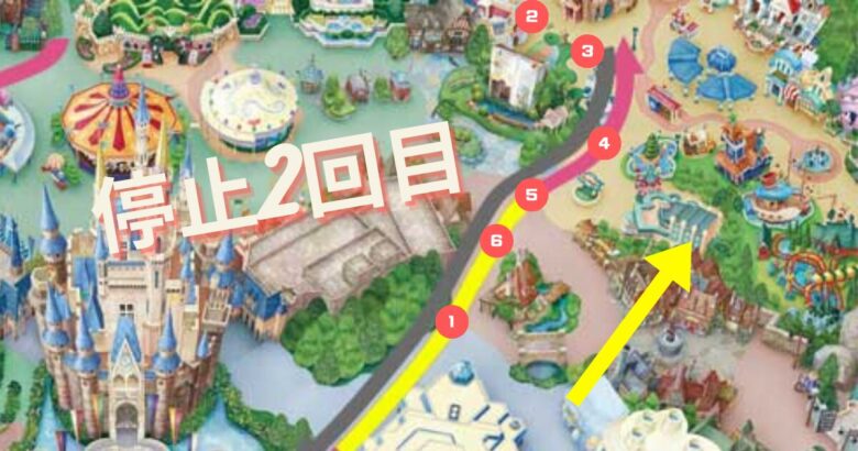 Tokyo Disneyland parade route
Quacky Celebration★Donald the Legend! Float stop position