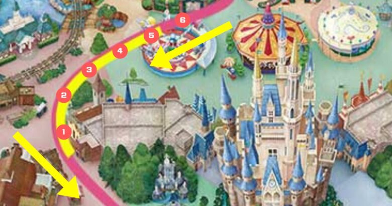 Tokyo Disneyland parade route
Quacky Celebration★Donald the Legend! Float stop position