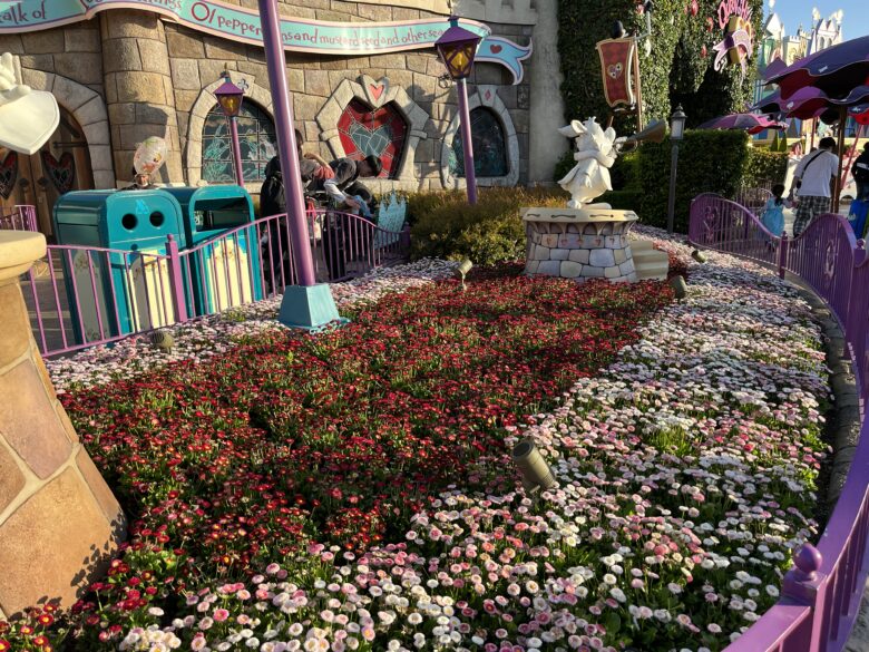 Tokyo Disneyland Fantasyland flower bed