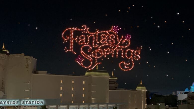 Tokyo Disneysea fantasy springs grand opening drone show