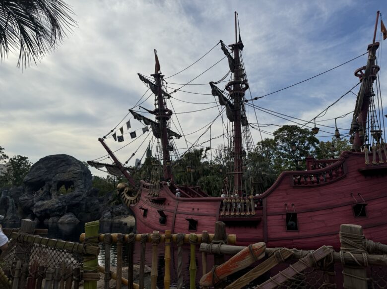 Tokyo Disneysea fantasy springs 
Captain Hook's ship, the Jolly Roger