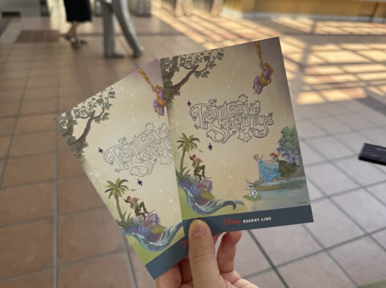 Tokyo Disney sea fantasy springs stamp rally in bayside station