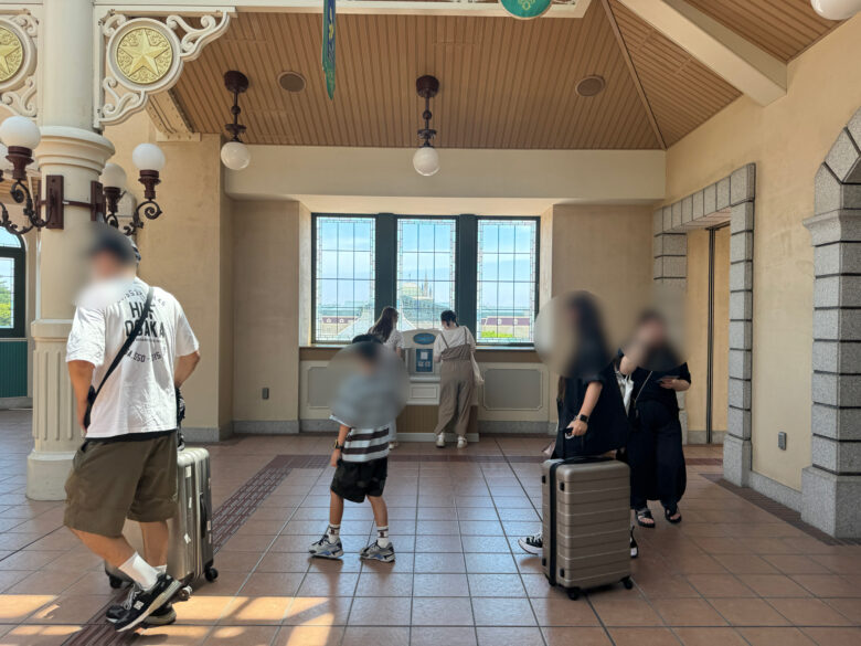 Tokyo Disney sea fantasy springs stamp rally in Tokyo Disneyland station