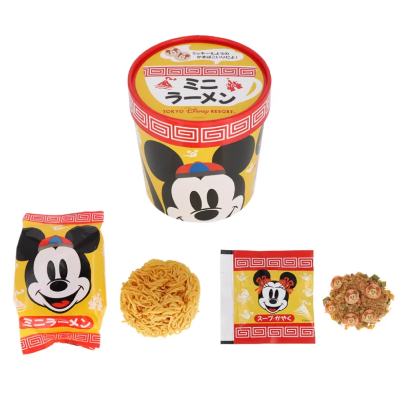 ミッキーマウスと仲間たち ミニラーメン(紙箱)ディズニーお土産