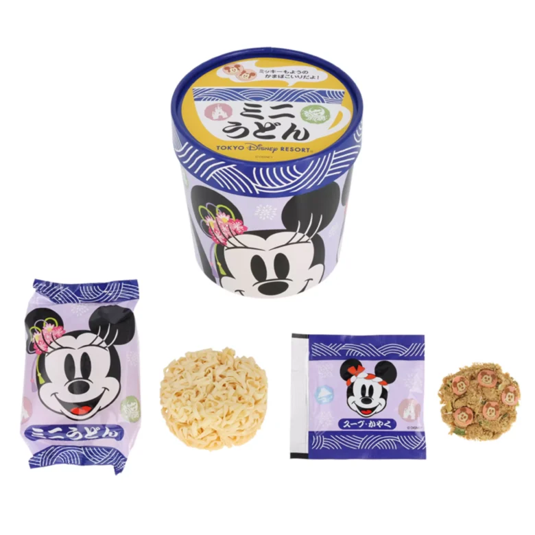 ミッキーマウスと仲間たち ミニうどん(紙箱)ディズニーお土産