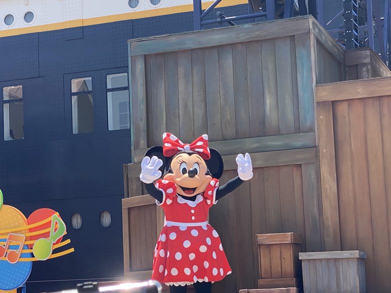 東京ディズニーシーのドックサイドステージのショー(2023年撮影)