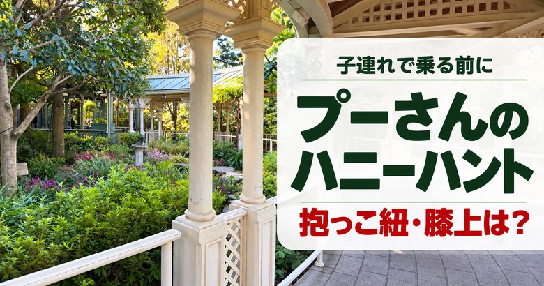 プーさんのハニーハントの抱っこ紐・膝上利用を確認する子連れ向けガイド